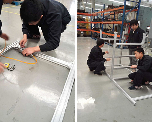 Thiết kế giá kệ khung nhôm định hình